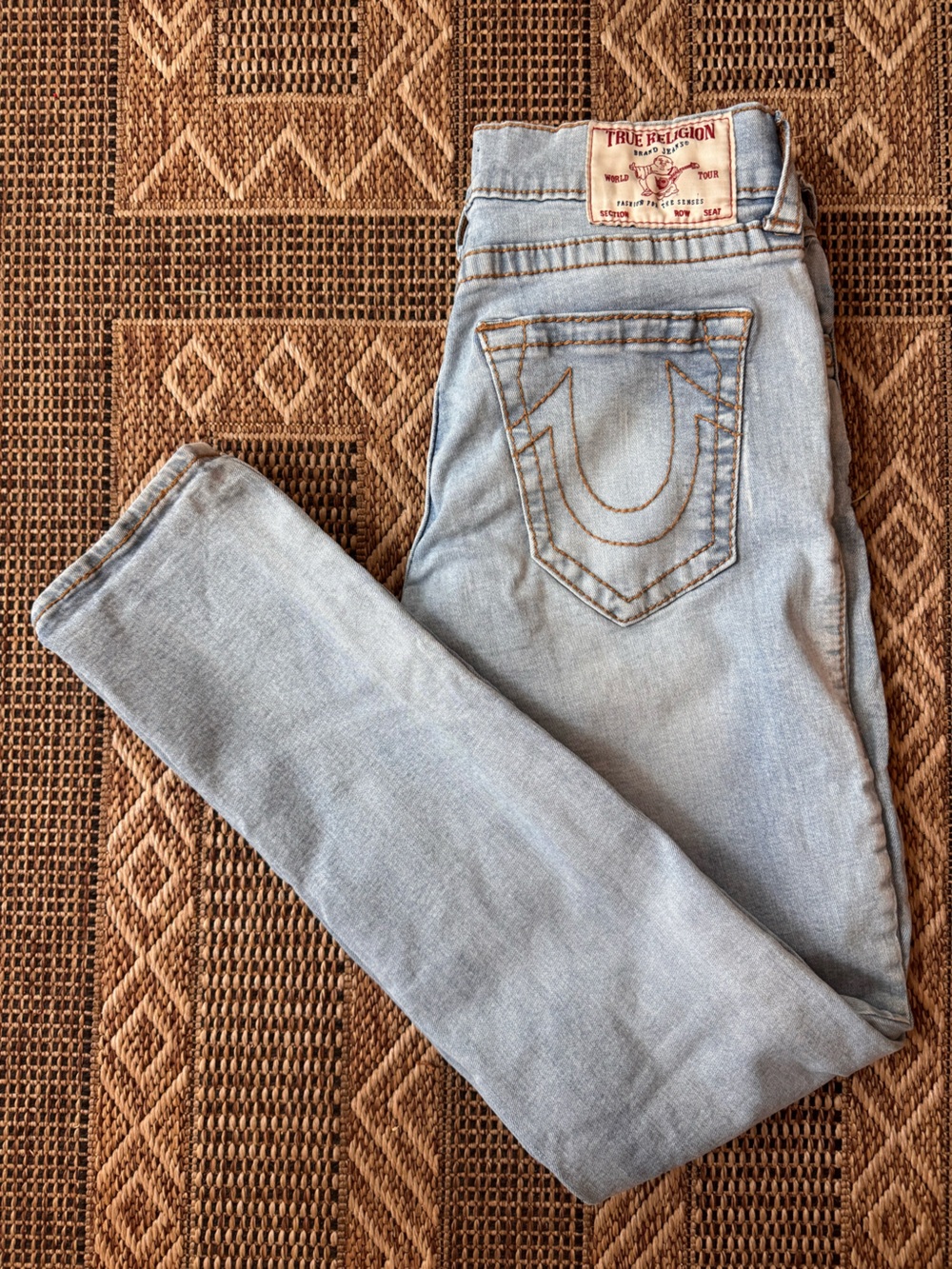 TRUE RELIGION Rocco Men’s Relaxed Skinny Jeans Size 31